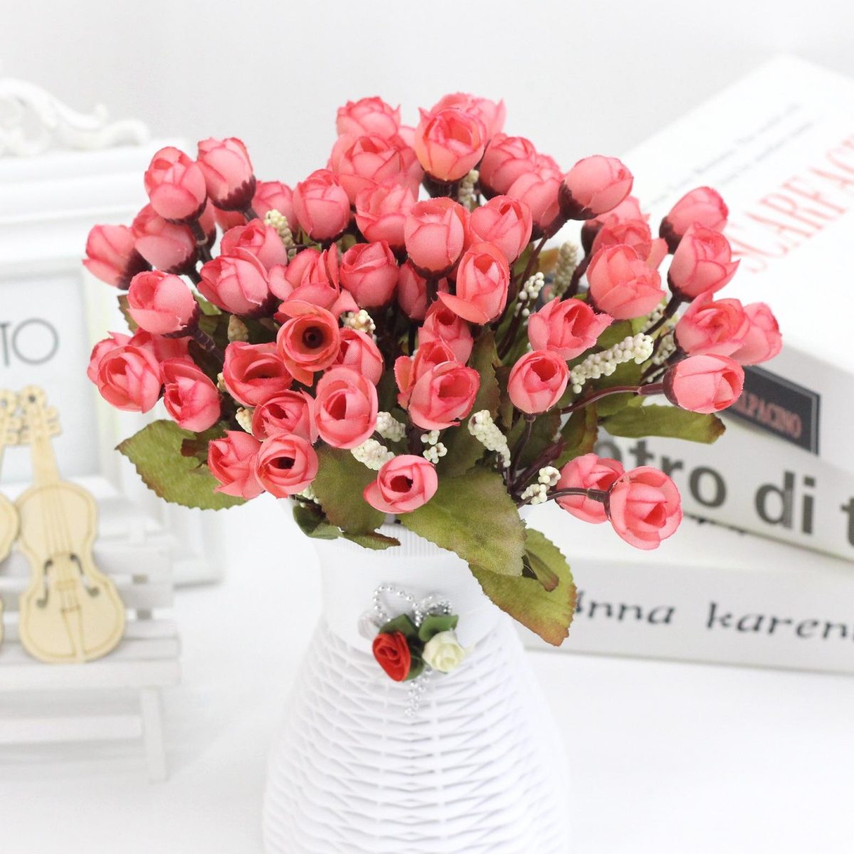 Artificial Flowers Bulk Silk Bouquet for Home & Events